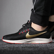 耐克（NIKE）跑步鞋942851-008/ZOOM氣墊 黑/黃 