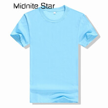 Midnite Star 短袖 男士T恤 220克淺藍(lán) 