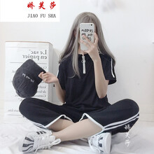 嬌芙莎（JERFUSHA） 條紋 短袖 T恤 女 
