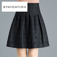 高腰短裙，微胖妹子的夏日小心機