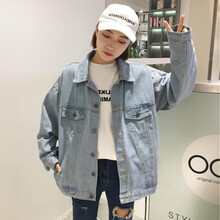古萊登（GODLIKE） POLO領(lǐng) 長袖 女 短外套 拼接