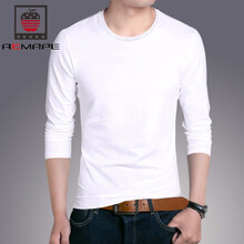 AEMAPE 長(zhǎng)袖 男士T恤 白色丨圓領(lǐng)長(zhǎng)袖 