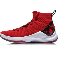 李寧（LI-NING）籃球鞋朱砂紅/標(biāo)準(zhǔn)黑 