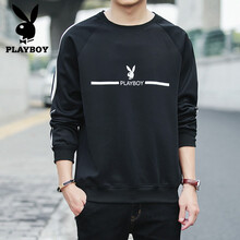 花花公子（PLAYBOY ESTABLISHED 1953） 長袖 男士T恤 20174黑色秋款 
