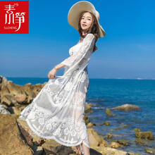 素箏（SUZHENG） 半開(kāi)領(lǐng) 九分袖 女 短外套 露肩，露背，鏤空，蕾絲，紗網(wǎng)