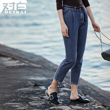 微胖妹子，修身牛仔褲顯瘦又時(shí)髦