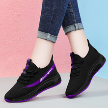 駱牛（LUONIU）跑步鞋歐88106-黑紫 