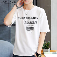 RAMPAGE 短袖 男士T恤 906白色 