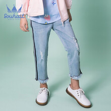 水孩兒女童牛仔褲