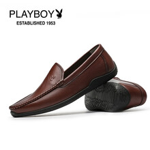 花花公子（PLAYBOY ESTABLISHED 1953）男士棕色 41
