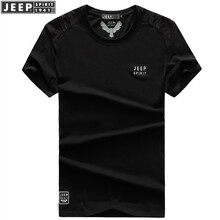 Jeep 短袖 男士T恤 黑色304010 
