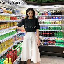 CookyYoon  紐扣 連衣裙