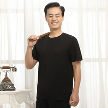 天鴻雅達 短袖 男士T恤 黑色 