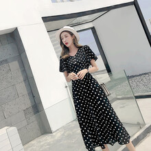 印花連衣裙，讓你變身女神收割機