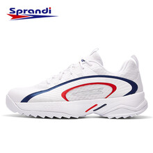 Sprandi板鞋白/巴士紅/天青石藍 