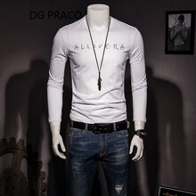 DG PRACO 長(zhǎng)袖 男士T恤 白色 XL，L，XXXL，XXL，M