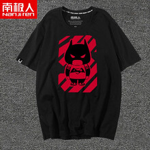 南極人（Nanjiren） 短袖 男士T恤 黑/超人熊 