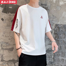 巴克龍（bakelong） 五分袖 男士T恤 DS350白色 
