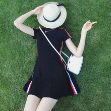 復(fù)古條紋裙，打造優(yōu)雅小仙女范