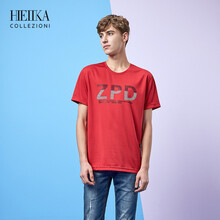 海一家（Hieiika） 短袖 男士T恤 大紅花紋XN 