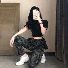 時(shí)尚高腰休閑褲，塑造曼妙身姿