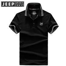 Jeep 短袖 男士T恤 3966  黑色 