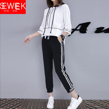 SEWEEK 中腰 直筒褲 女 長褲 休閑褲