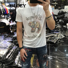 OLOEY 短袖 男士T恤 白色 
