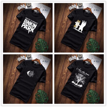 哇次 短袖 男士T恤 BY短袖PARK黑+二哈黑+魚(yú)刺黑+大樹(shù)黑 