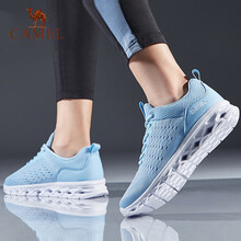 駱駝（CAMEL）跑步鞋粉藍    女款A91600604 36