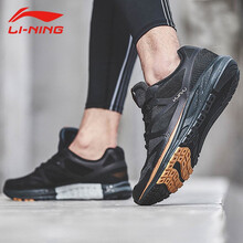 李寧（LI-NING）跑步鞋-3 檀黑色/赤金色/新基礎(chǔ)黑 42