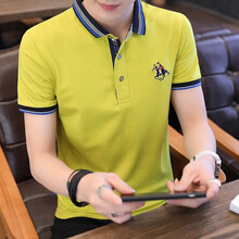 杜賓瓊斯（DUBBINJONES） 短袖 男士T恤 黃色 