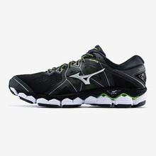 美津濃（MIZUNO）跑步鞋黑/銀/熒光黃 41