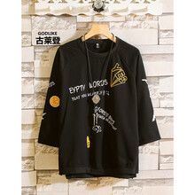 古萊登（GODLIKE） 短袖 男士T恤 916-T50- 黑色 