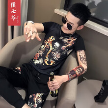 候七爺（HOUQIYE） 短袖 男士T恤 TZ403 