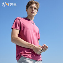 VONSURKI 萬(wàn)尋 短袖 男士T恤 磚紅 