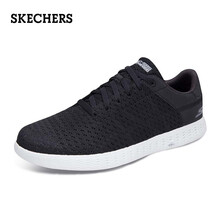 斯凱奇（Skechers）男士黑色/灰色 37