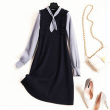 純色長(cháng)裙，微胖妹子的福音