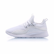 李寧（LI-NING）跑步鞋標(biāo)準(zhǔn)白/珊瑚紅 