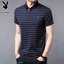 花花公子（PLAYBOY ESTABLISHED 1953） 短袖 男士T恤 HHYT9365黃色 