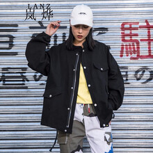寬松休閑立領外套，打造時尚潮男