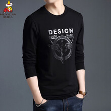 稻草人（mexican） 長袖 男士T恤 DESIGN黑色DWL001108 