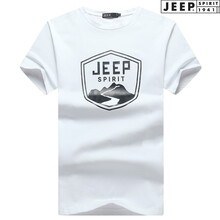 Jeep 短袖 男士T恤 818-8白色 