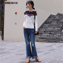 詩·萌（SMEN） 高腰  女 長褲 牛仔褲