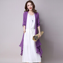 美因白色（My in White） 動(dòng)物 口袋 連衣裙