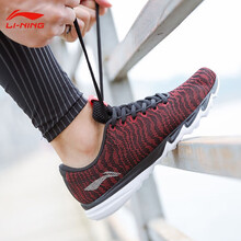 李寧（LI-NING）跑步鞋新基礎(chǔ)黑/李寧紅BL023-1（男） 