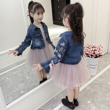 春季女童牛仔裙