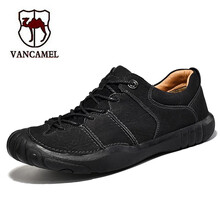 西域駱駝（VANCAMEL）男士黑色（039四季款） 41