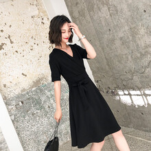 時(shí)尚印花長(cháng)裙，微胖妹子的好幫手