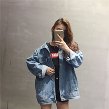 牛仔外套，微胖妹子的標配